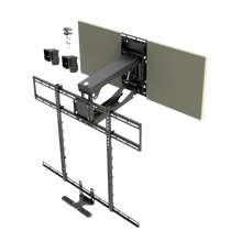 MantelMount MM700 Pro Series Pull Down TV Mount Over the Fireplace