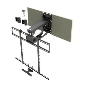 MantelMount MM700 Pro Series Pull Down TV Mount Over the Fireplace